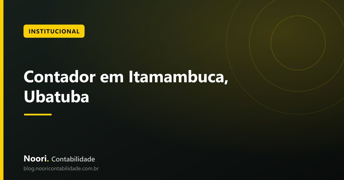 Contador em Itamambuca, Ubatuba