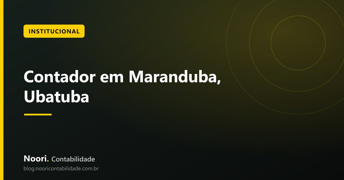 Contador em Maranduba, Ubatuba